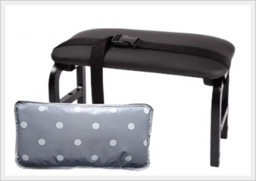 Bankje grijs stippen 0