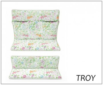 Combi fleurig met rol